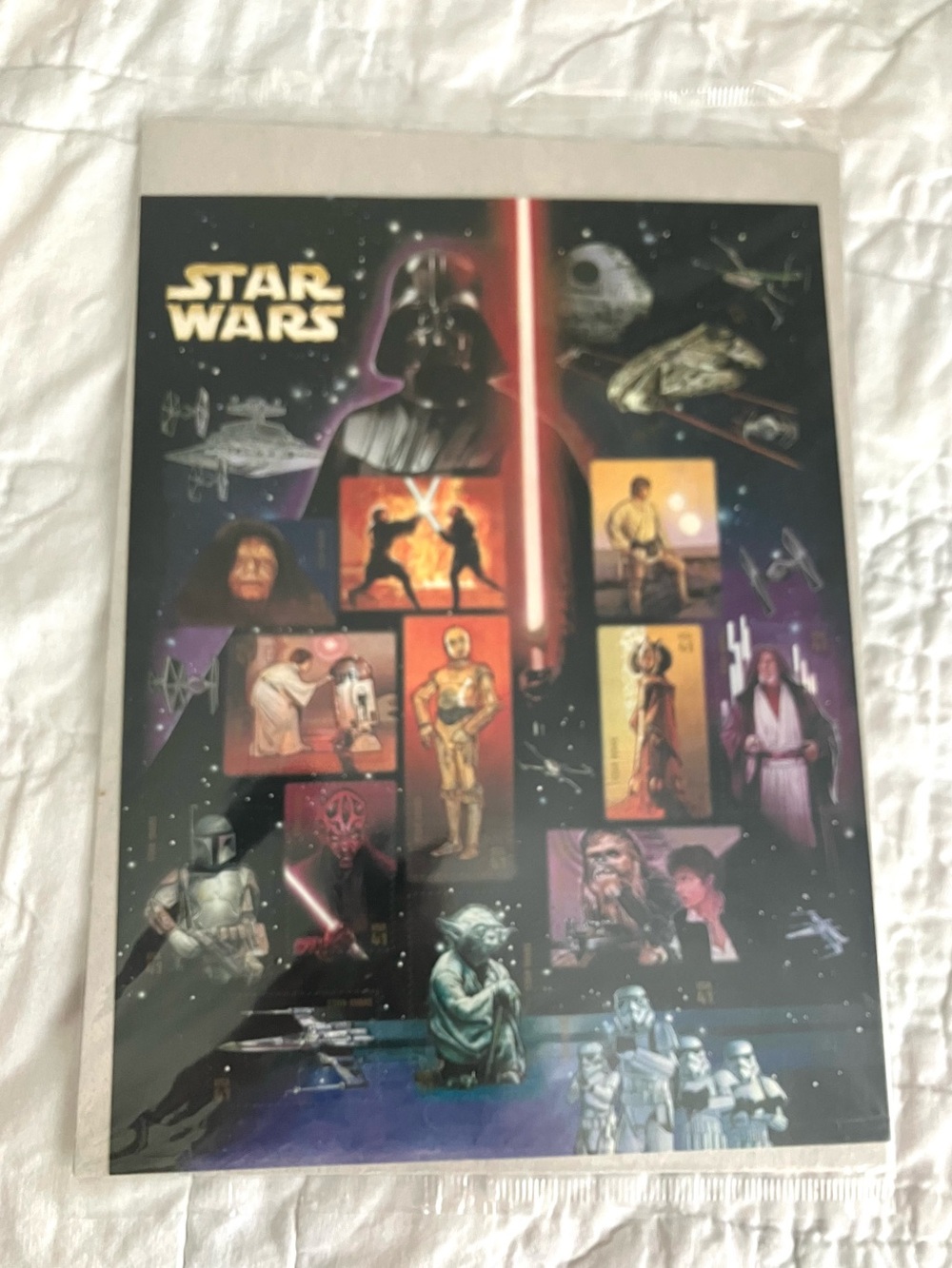 Disney Star Wars Anniversary Collection Stamps Brand New